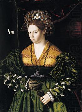 Portrait of a Lady in a Green Dress, BARTOLOMEO VENETO